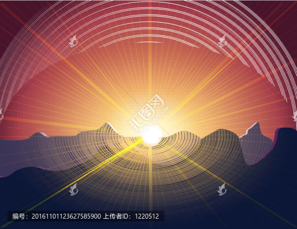 夕陽(yáng)的背景