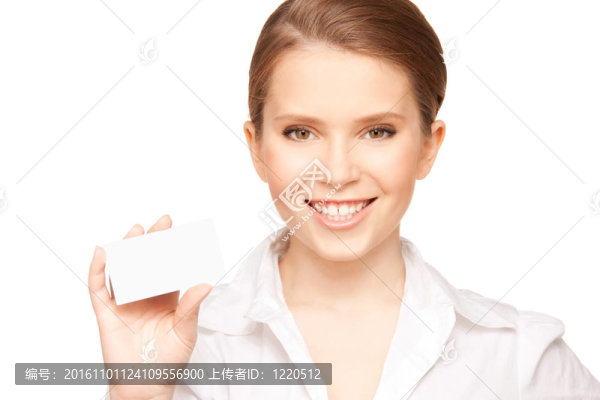 帶名片的女人