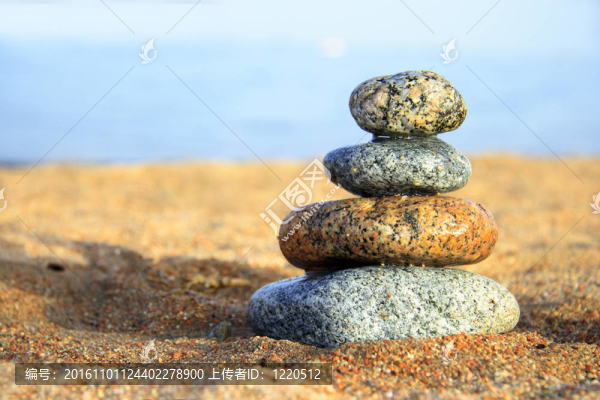 海邊的石頭