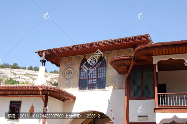 可汗的宮殿（或hansaray）在Bakhchisaray鎮(zhèn)觀（克里米亞；烏克蘭）。它是在第十六世紀(jì)
