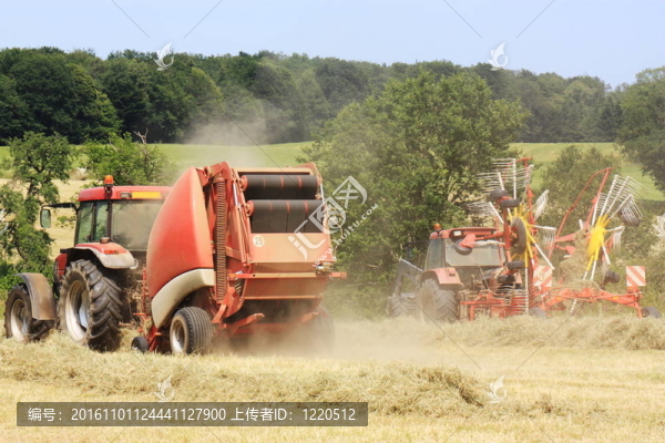 農(nóng)業(yè)-,Baling,Hay