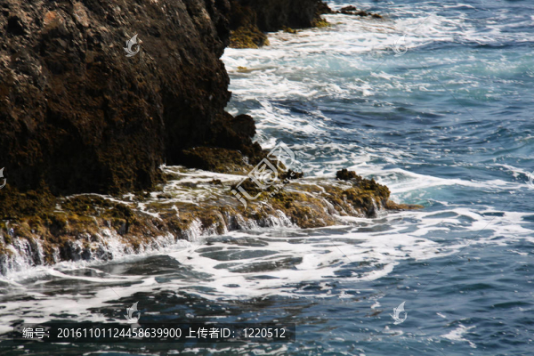 土耳其的巖石和海洋