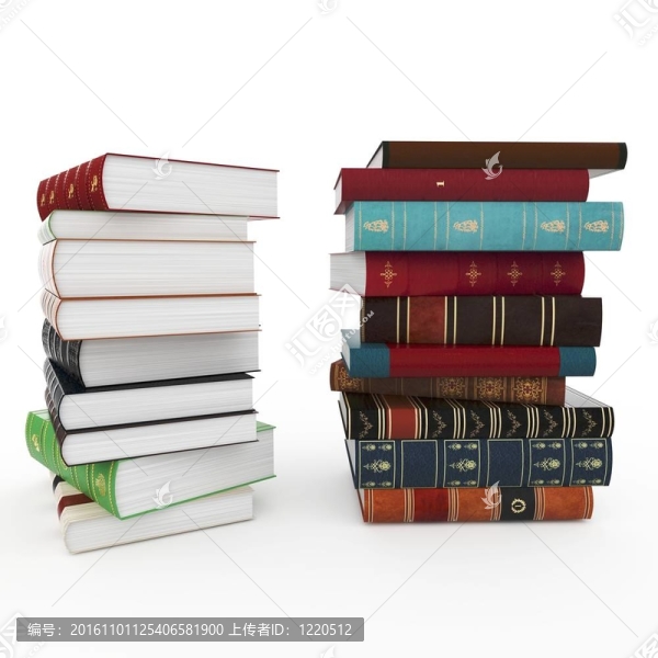 三維各種書籍樁