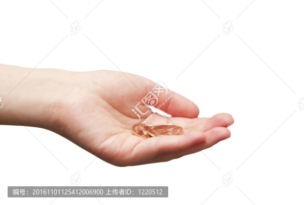 乞討的手