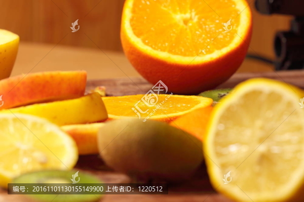 不同顏色水果的搭配和裝飾
