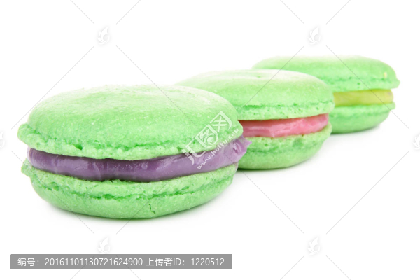 孤立的蛋白杏仁甜餅