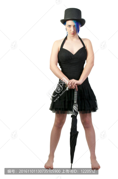 戴頂帽子的女人