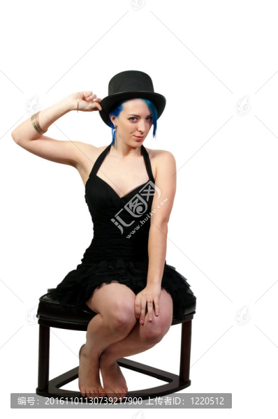 戴頂帽子的女人