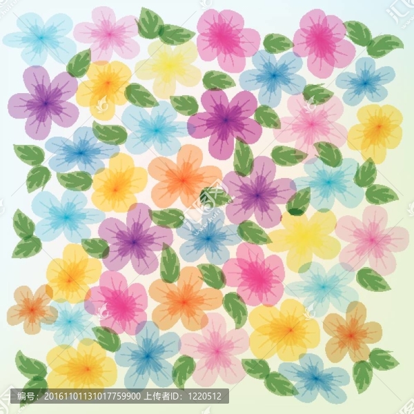 摘要花卉插圖