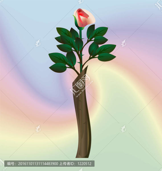 玫瑰花在花瓶（11）.jpg