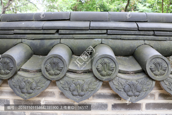 韓國(guó)屋,瓦當(dāng)