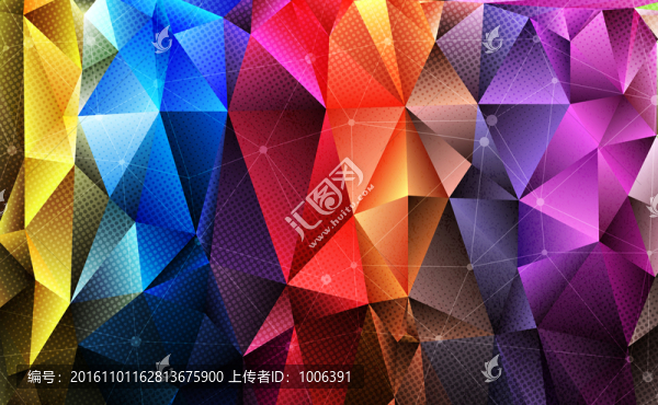 幾何背景染色玻璃