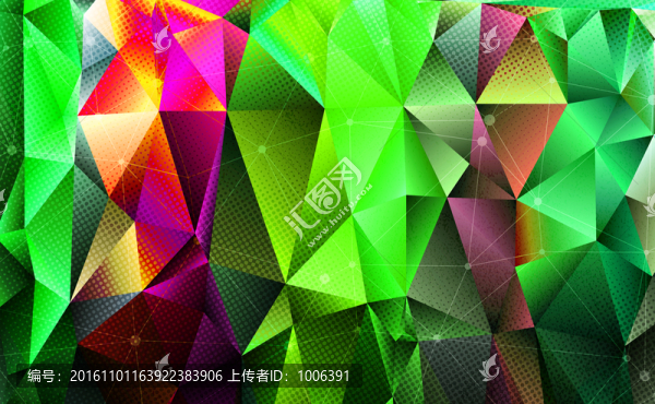 幾何背景染色玻璃