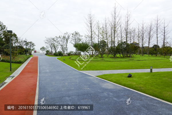 公園瀝青路小路觀光路