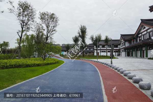 公園瀝青路小路觀光路