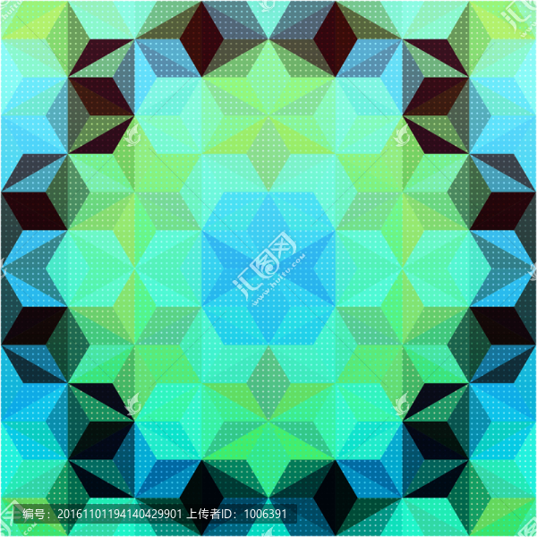 幾何背景染色玻璃