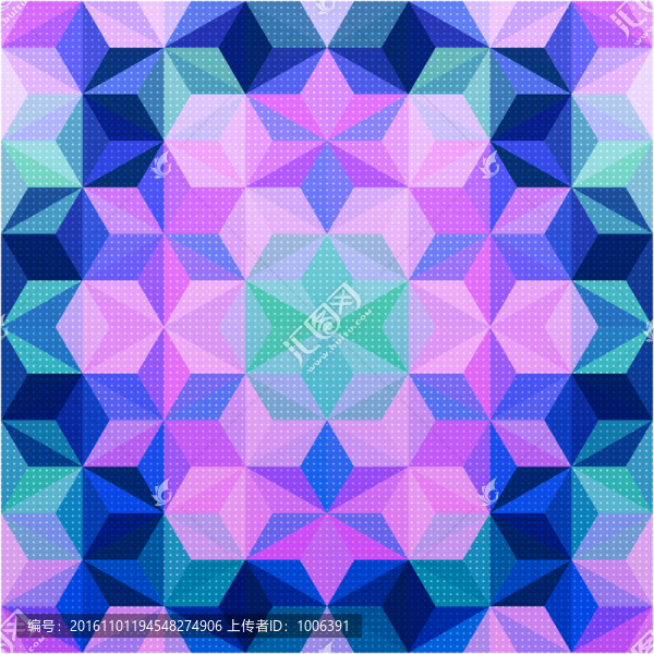 幾何背景染色玻璃