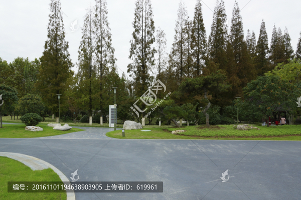 公園瀝青路小路觀光路