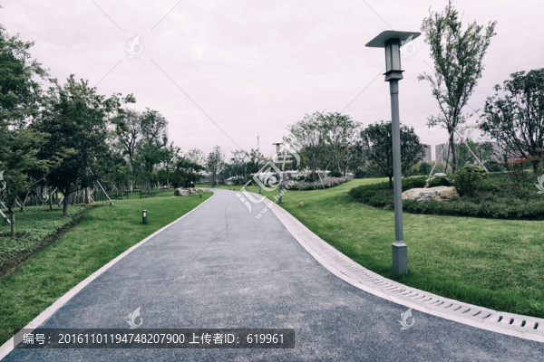 公園瀝青路小路觀光路