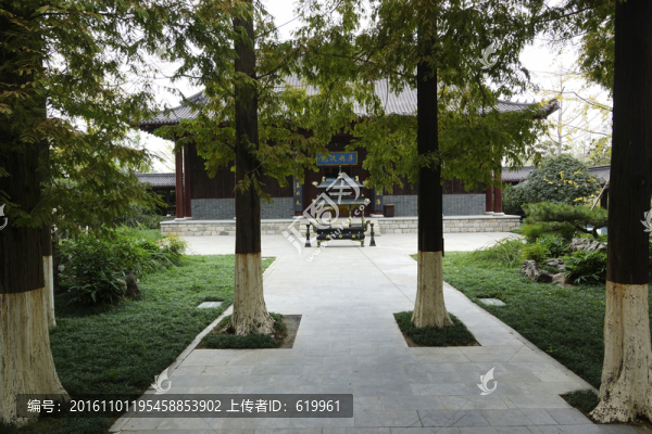 邳州桃花島公園關(guān)公殿