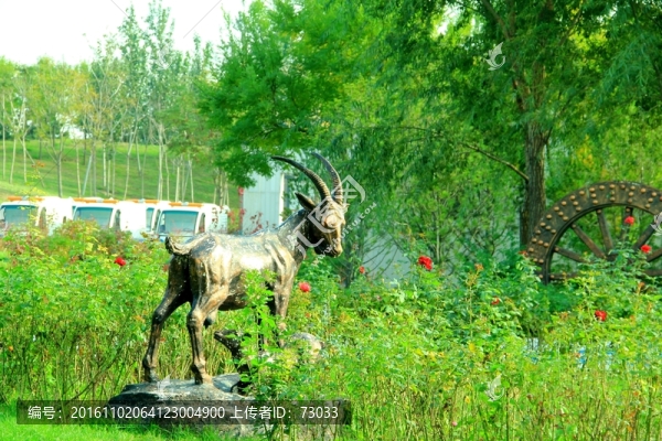 山羊雕塑
