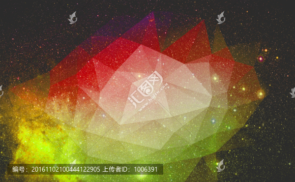 幾何背景染色玻璃