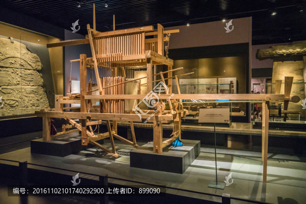 古代纺织机
