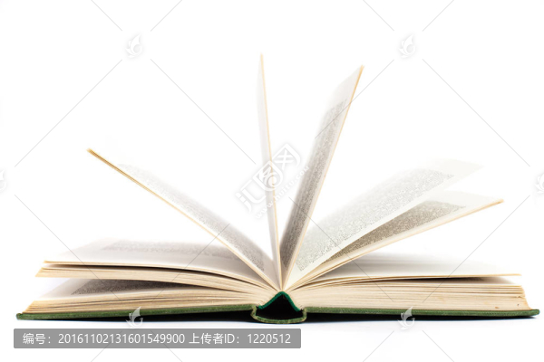 打開的書