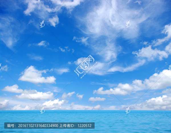 藍(lán)色的大海