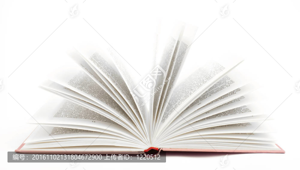 打開的書