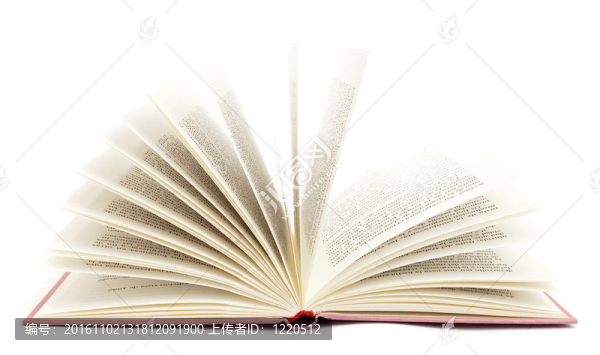 打開的書