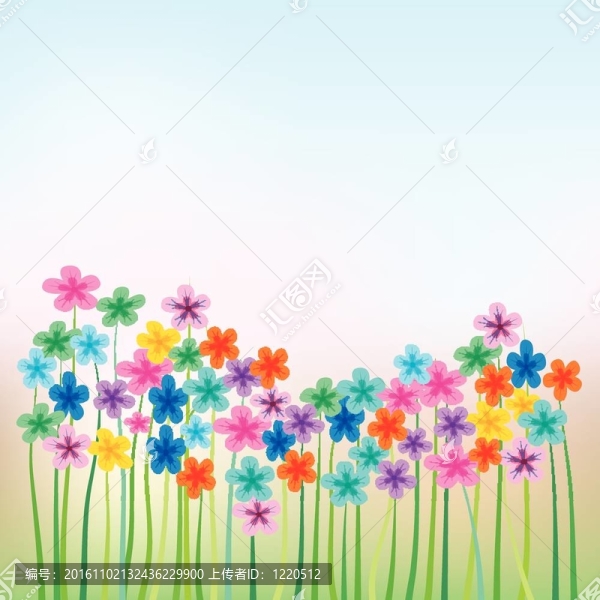 摘要花卉插圖