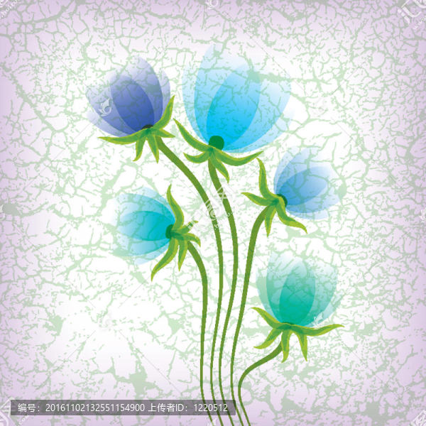 摘要花卉插圖