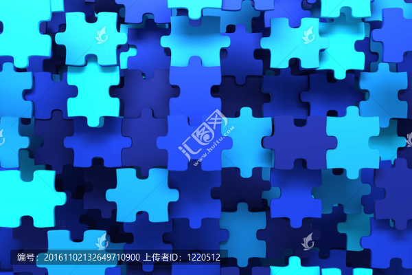 藍色的拼圖