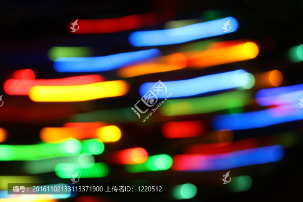 模糊的彩色燈光