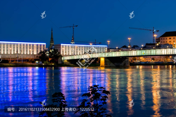 在多瑙河橋
