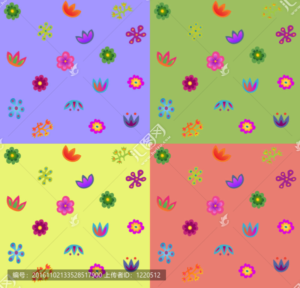 無縫花紋