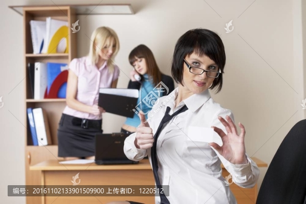 女商人在辦公