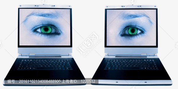 筆記本電腦的眼睛