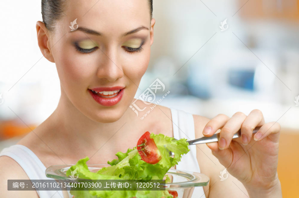 吃健康的食物