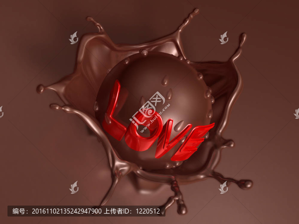 情人巧克力3D藝術(shù)