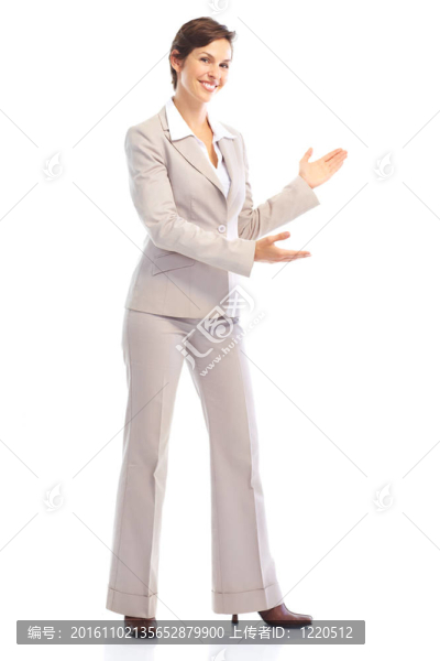 呈現(xiàn)業(yè)務的女人