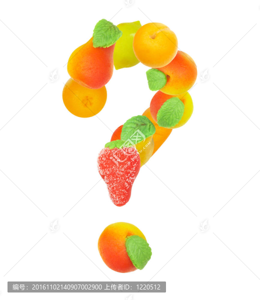 來自水果的字母表；符號？