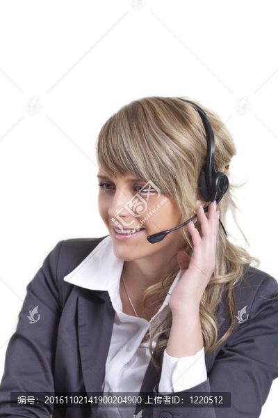 年輕漂亮的女性擔(dān)任客戶(hù)服務(wù)代理