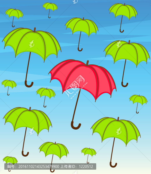 帶有壁紙設(shè)計的雨傘