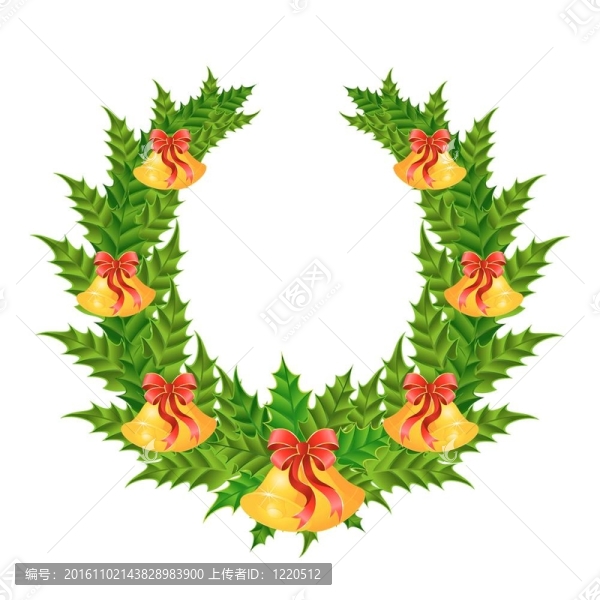 貝爾美麗的圣誕花環(huán)