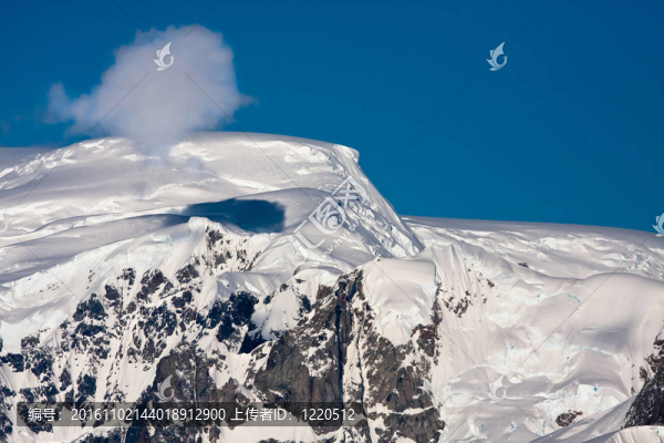 美麗的雪山