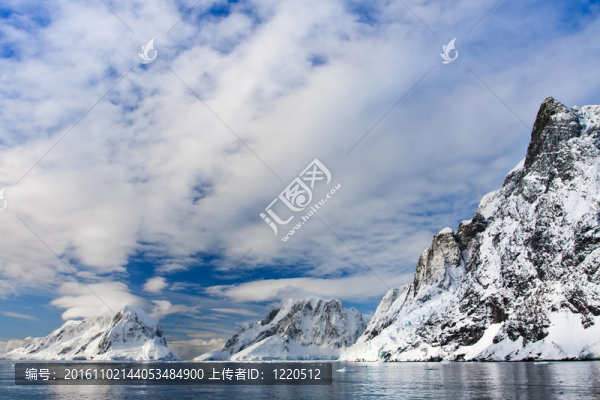 美麗的雪山