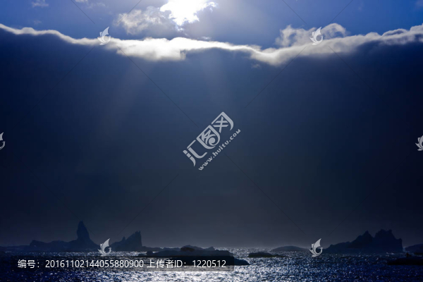太陽和冰山