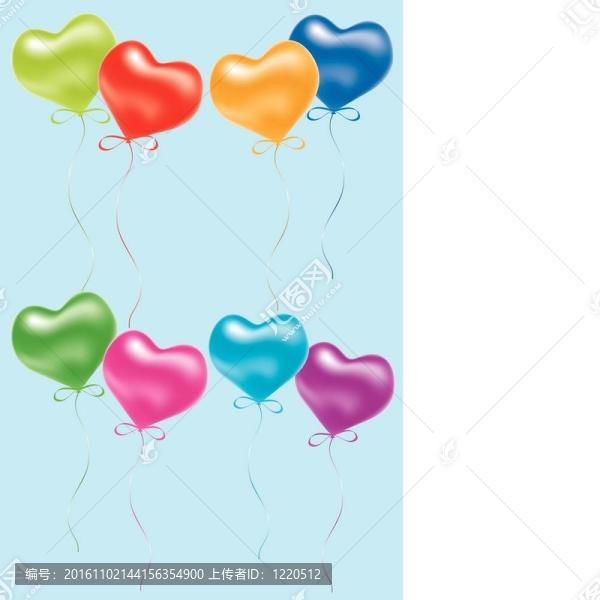 五顏六色的氣球